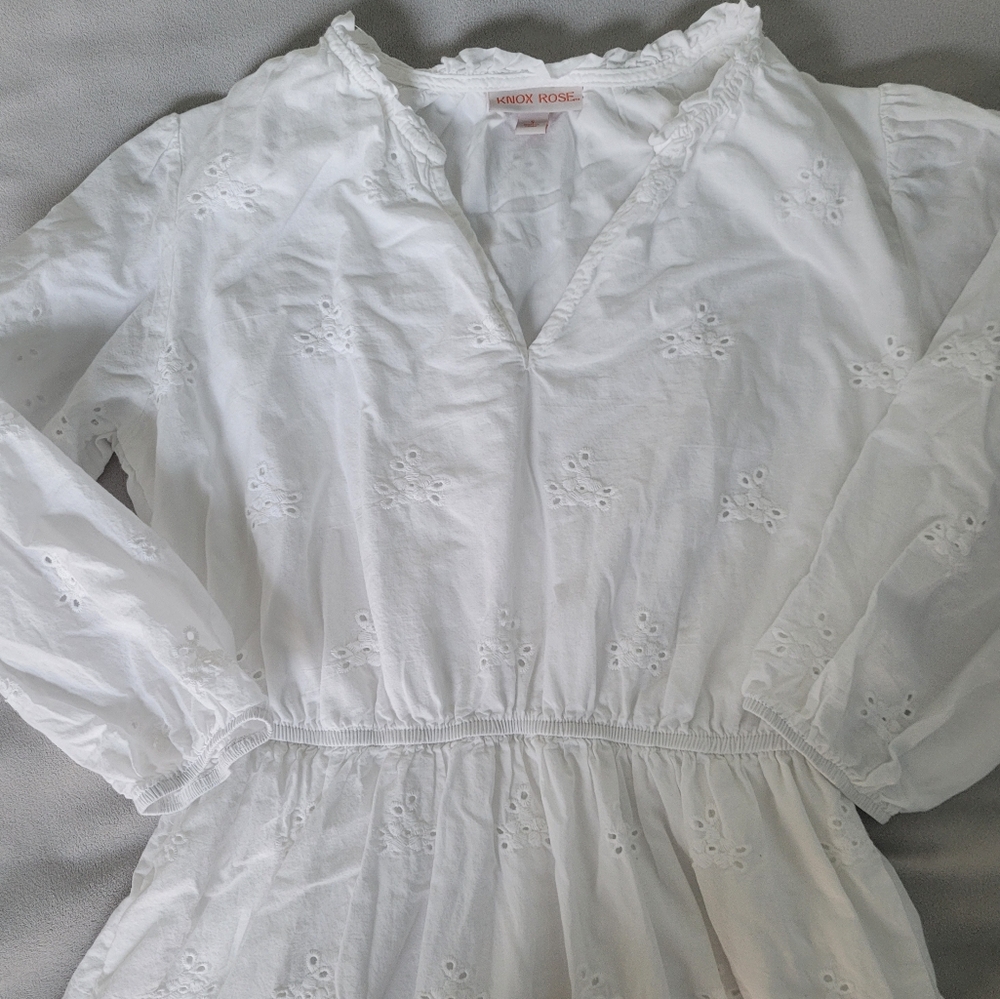 Knox Rose white eyelet sundress